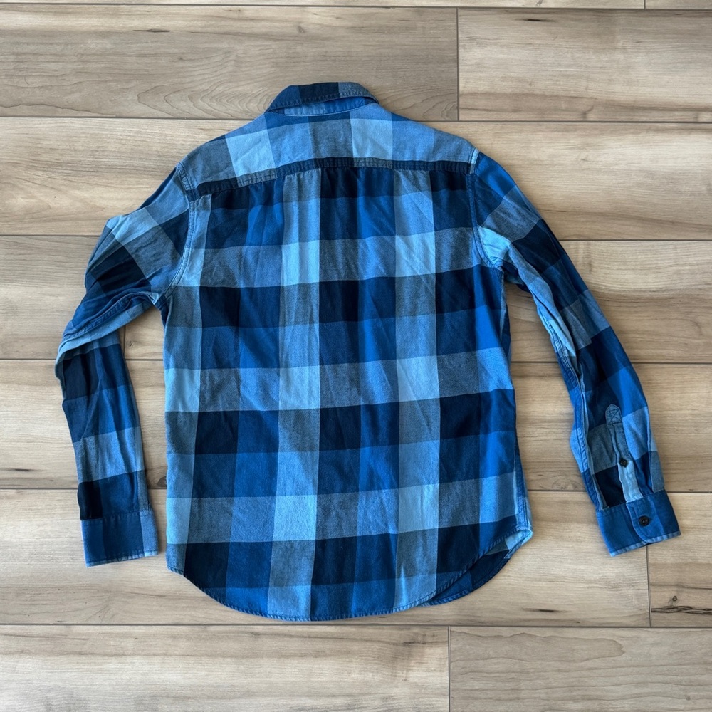 American Eagle Long Sleeve Button Down Shirt Men 100% Cotton - Picture 2 of 6